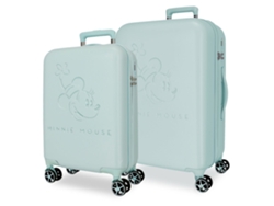 Juego de maletas Disney Traveling with Minnie color turquesa (44x65x26cm, 95l)