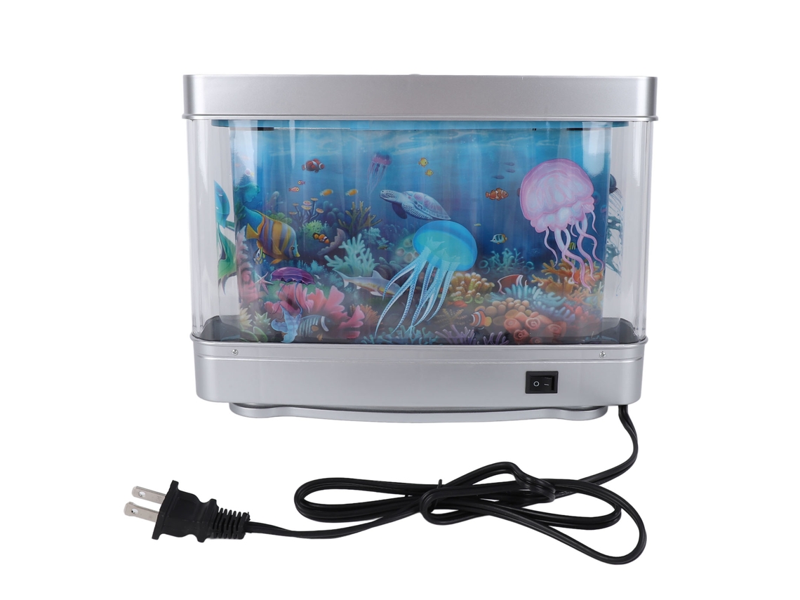 2026-lámpara De Acuario Falso Con Peces Móviles Led Lámpara Decorativa De Noche Para Niños Mesa Dormitorio
