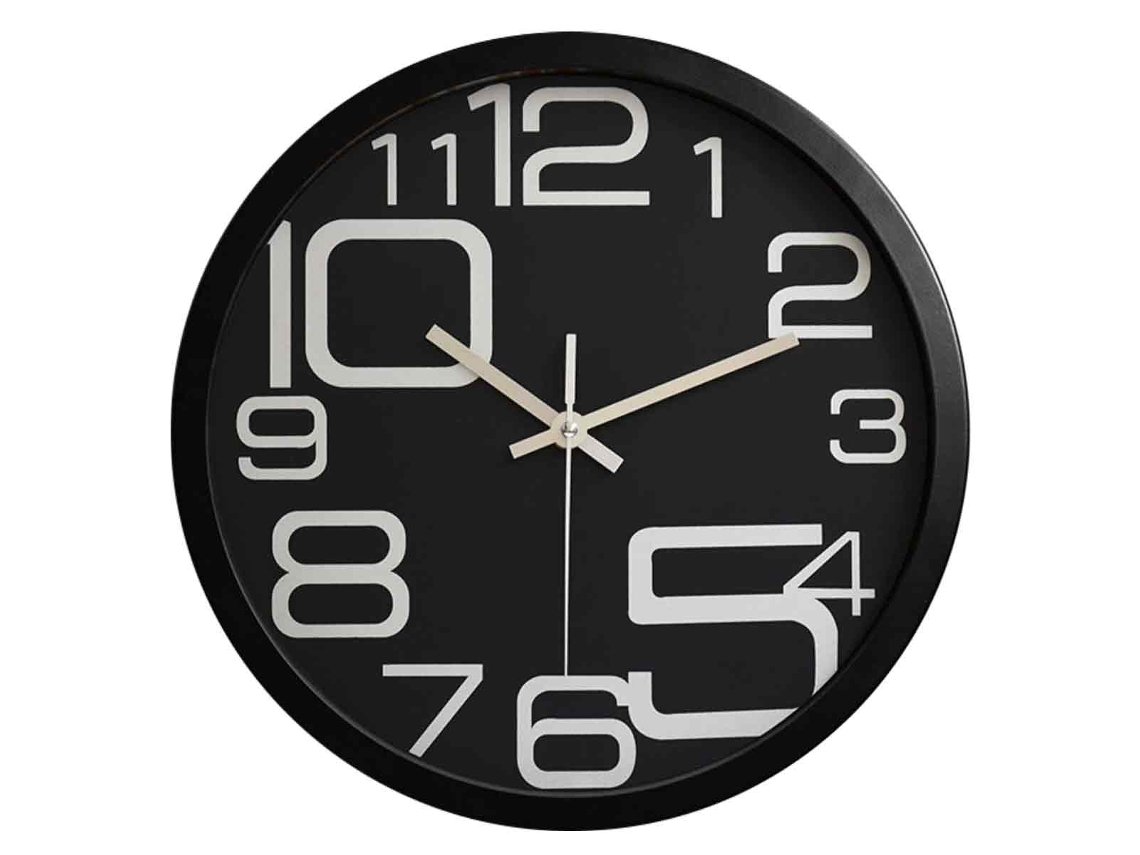 Reloj de pared en acero desbloqueado, silencioso y moderno para sala de estar, reloj de aluminio Kofihety