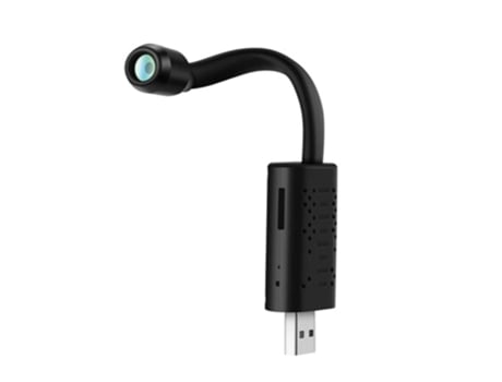 Mini cámara Wifi para exteriores, cámara inalámbrica pequeña para niñera con tarjeta de memoria de 64 Gb, color negro BISBISOUS