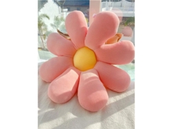 2026-almohada Floral Decorativa Cute De Felpa Rosa Para Niñas Adolescentes, Sofá Y Cama