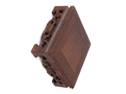 Base Cuadrada Pequeña De Madera Para Maceta De Bonsái, Decoración Estilo Retro (2)