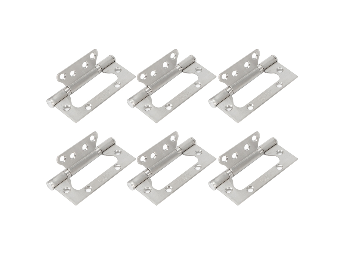 6 Bisagras De Acero Inoxidable Para Puertas Y Ventanas, Giro De 360°, Silenciosas. Herrajes Para Muebles.