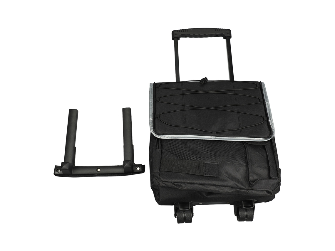 Bolsa Térmica Con Ruedas De 43 Litros, Impermeable, Para Camping, Picnics Y Actividades Al Aire Libre - Negra