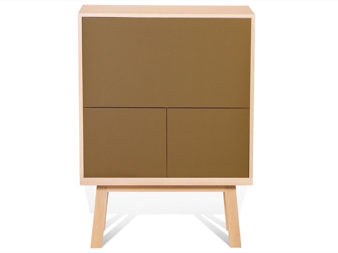 Escritorio MON PETIT MEUBLE FRANÇAIS de Madera Con Almacenamiento 90 cm de Ancho