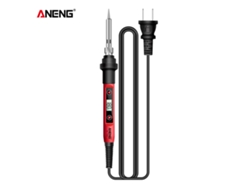 Kit De Soldador Eléctrico Mini 60w Com Tela Lcd Digital, Pontas De Solda, Alicates E Maleta Para Reparos Elétronicos Plug Us
