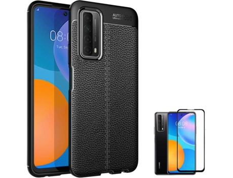 Funda y Protector para Huawei P Smart 2021 PHONESHIELD Rugged Leather Negro