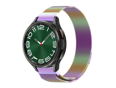 Correa de reloj inteligente para Samsung Galaxy Watch 6/6 Classic Milan Correa de metal magnética (colorida)
