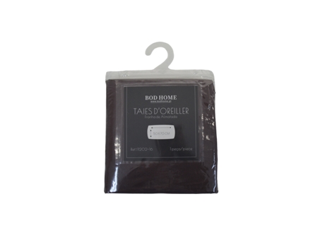 Funda de cojín con cierre marrón oscuro, 50x70cm BOD HOME