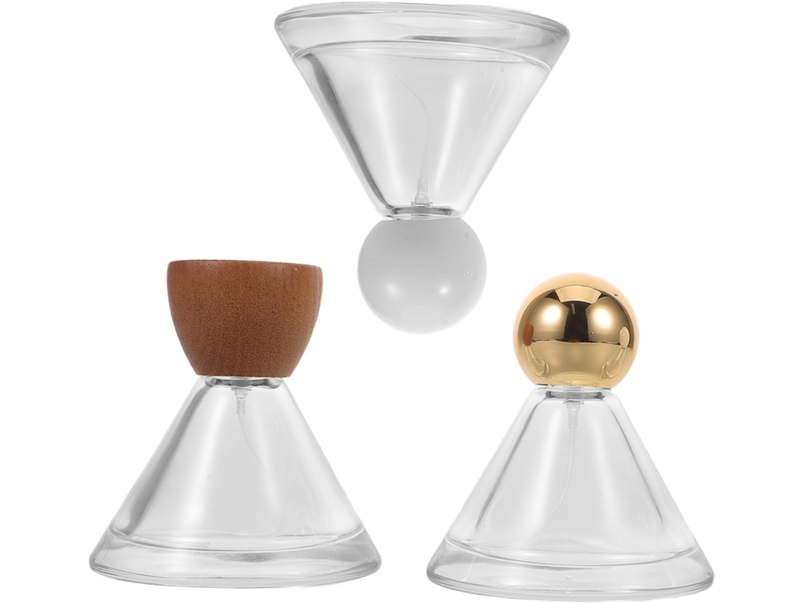 Frascos De Perfume Recargables, Portátiles Y A Prueba De Fugas De 3 Piezas Mini Botellas Para