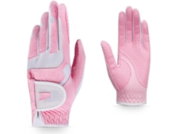 Guantes de golf transpirables para mujer con protección en la palma, para mano izquierda o derecha, sin marca.