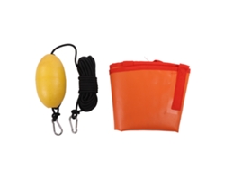 Kit De Ancla Flotante Para Barco Y Kayak Con Bolsa Para Ancla Flotante En Color Naranja.
