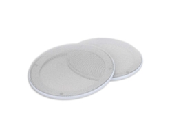 2 fundas protectoras para altavoces Yunzii de 6,5 pulgadas (blanco y negro)
