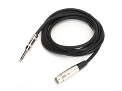 Cable De Micrófono Jorindo Xlr Hembra A Trs De 1/4 De Pulgada (6,35 Mm), 3 M/10 Pies, Cobre Libre De Oxígeno.