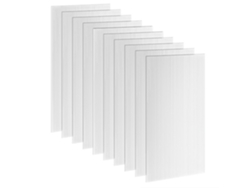 10 Paneles De Policarbonato Alveolar De 4 Mm Con Doble Protección Uv Para Invernadero Transparente