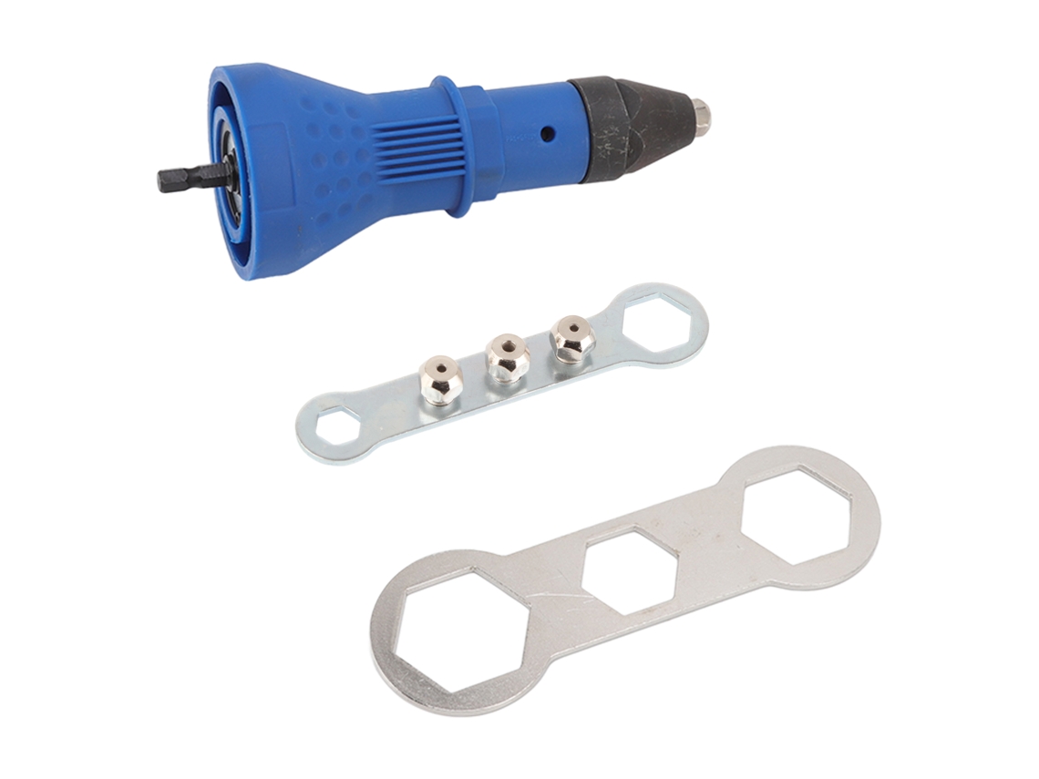 Adaptador De Remache Abs De 155 Mm Para Taladro Eléctrico, Herramienta De Bricolaje, Carpintería, Proyectos Domésticos.