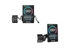 Pantalla, compatible con el bus CAN de bicicletas eléctricas, diseño impermeable, VD618 a color (0-9 pasos)