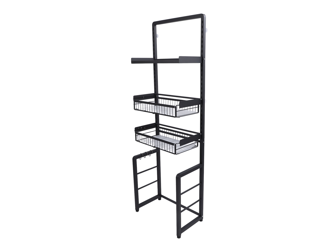 Estante para inodoro Organizador de baño Diseño ajustable y extraíble Se adapta a la mayoría de inodoros