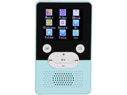Reproductor MP3/MP4 Bluetooth YIZHOOD T9 1.8Inch HD calidad de sonido 16GB (Azul