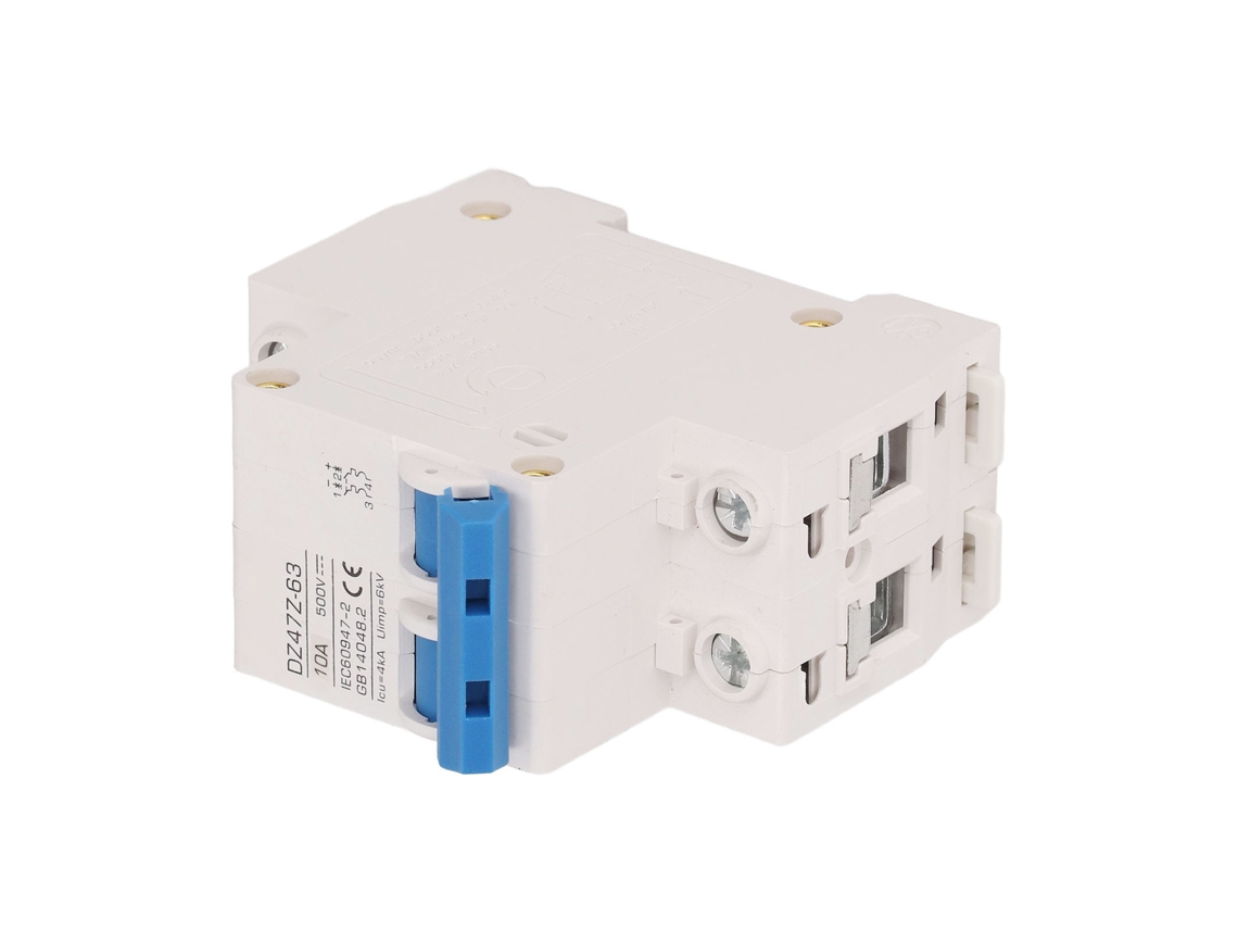 2026dz-disyuntor De Circuito Dc Mini 2p 10a 500v Para Sistema Solar Pv 4ka Icu 6kv