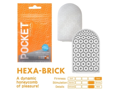 Estimulador Cambiante Tenga Hexa Brick Pocket