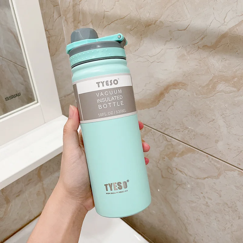 Caneca Térmica De Viagem Em Aço Inoxidável (verde, 750ml) Com Isolamento A Vácuo, Ideal Para Água Quente E Fria
