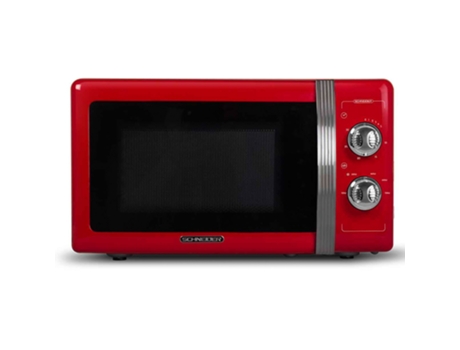 Microondas SCHNEIDER SMW20VMR (20 L - Sin Grill - Rojo)