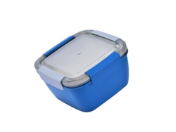 2026-41390-recipientes Para Ensalada Portátiles 52 Oz Con 3 Compartimentos Y Contenedor De Salsa Material Seguro Azul