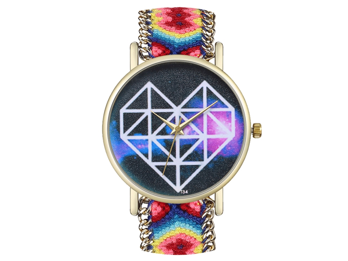 Reloj De Pulsera Unisex Zhoulianfa Con Correa De Alambre Trenzado, Estilo Moderno (2)