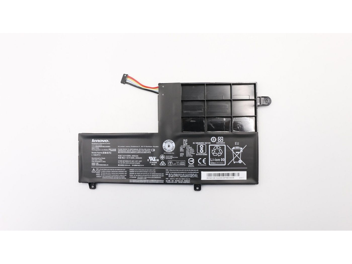 Batería de iones de litio de 2 celdas y 30 Wh de Lenovo