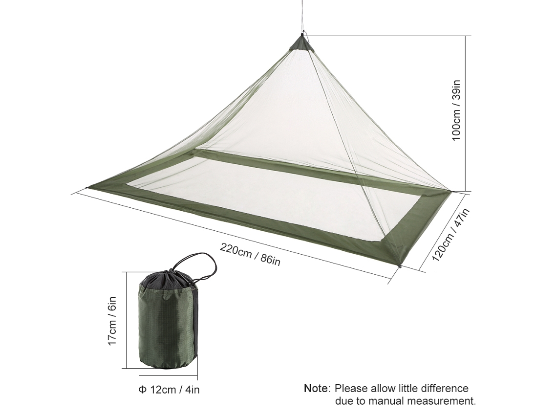 Lixada Mosquitera Ultraligera para Acampar