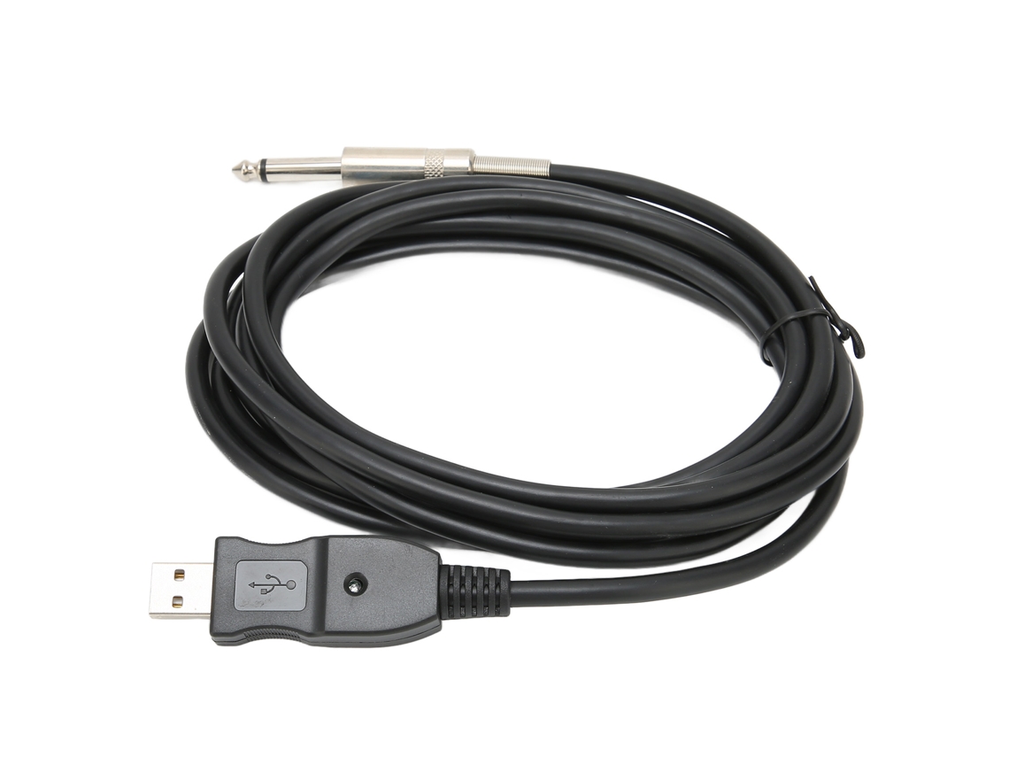 Cable USB para interfaz de audio para grabación de instrumentos de guitarra