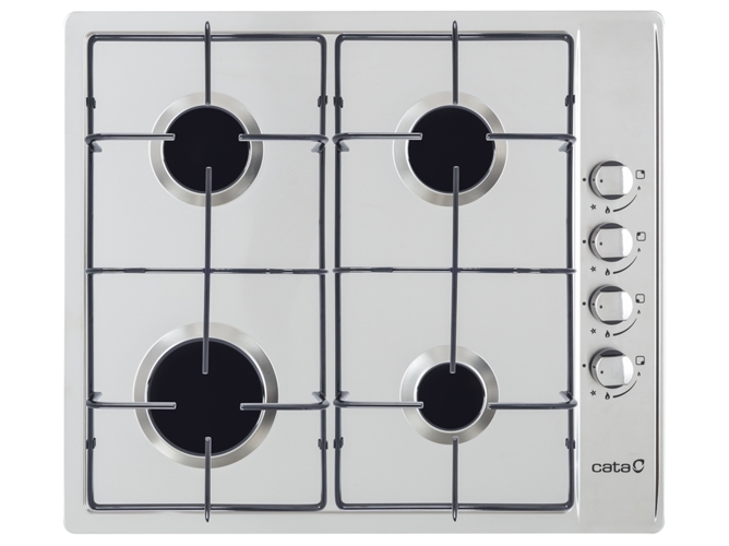 Placa de Gas CATA GIB 6004 X (Gas Butano-propano - 58 cm - Inox)
