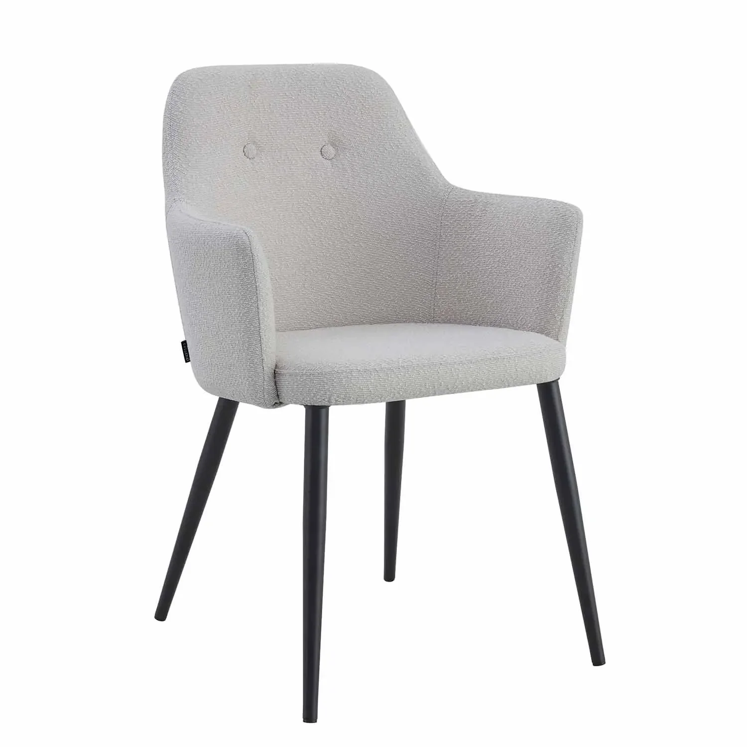 Lúzete - Sillón Gunnar Tído, gris, patas negras
