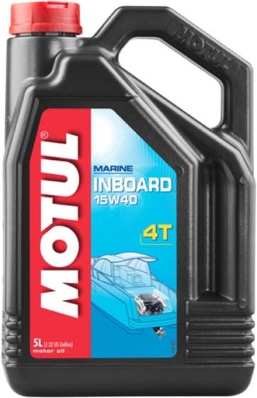 Aceite Motor Motul inboard 15w40 30 x 18 20 cm huile lubrifiante nautica barcos 4t 15 w40 5