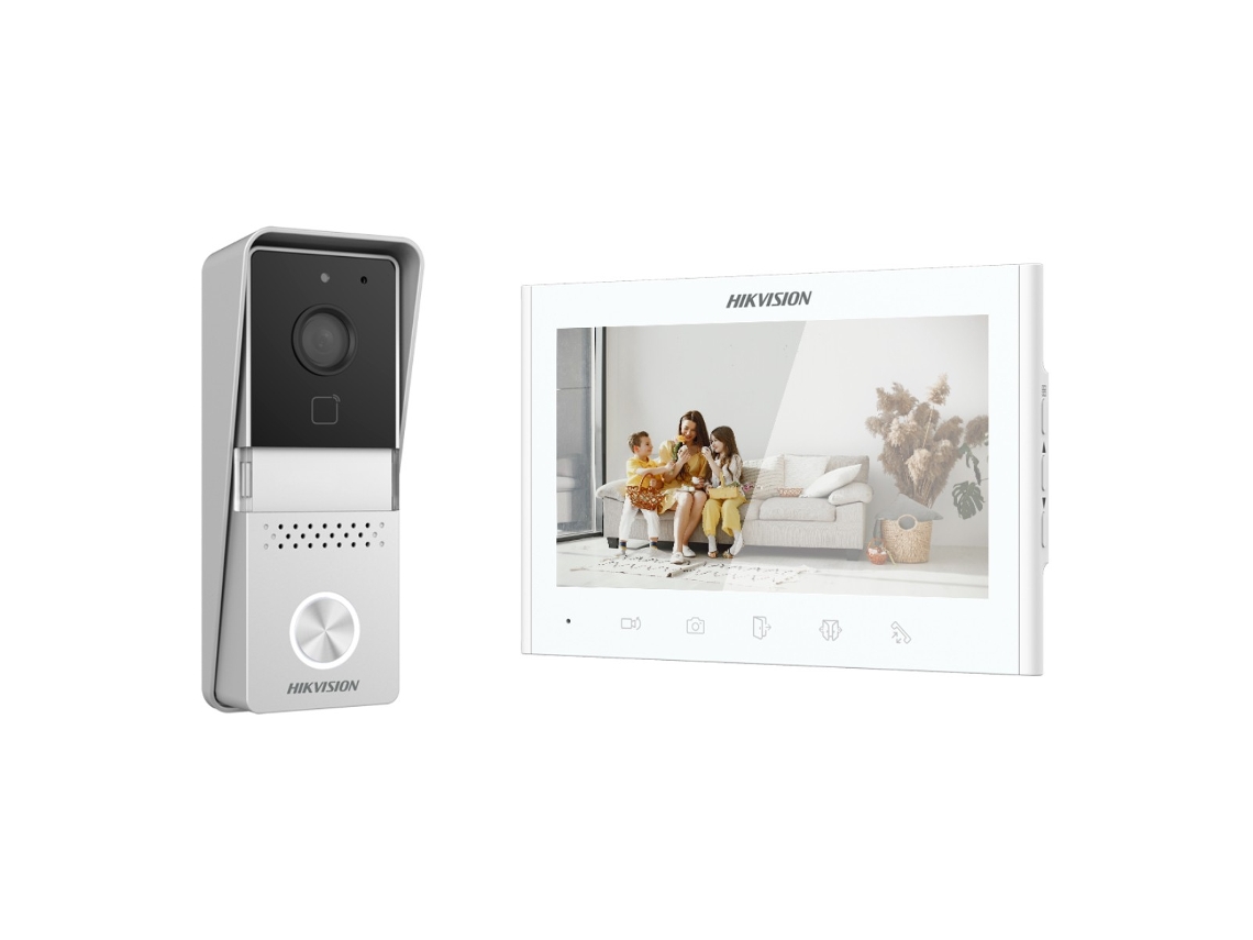 Kit de videoportero Hikvision Analog Ds Kis102 para superficie