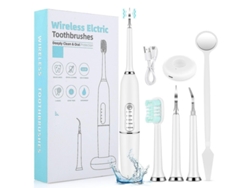 Kit Profesional De Limpieza Dental Ultrasónica Con 2 Cabezales Y 5 Modos Para Blanqueamiento Y Eliminación De Sarro.