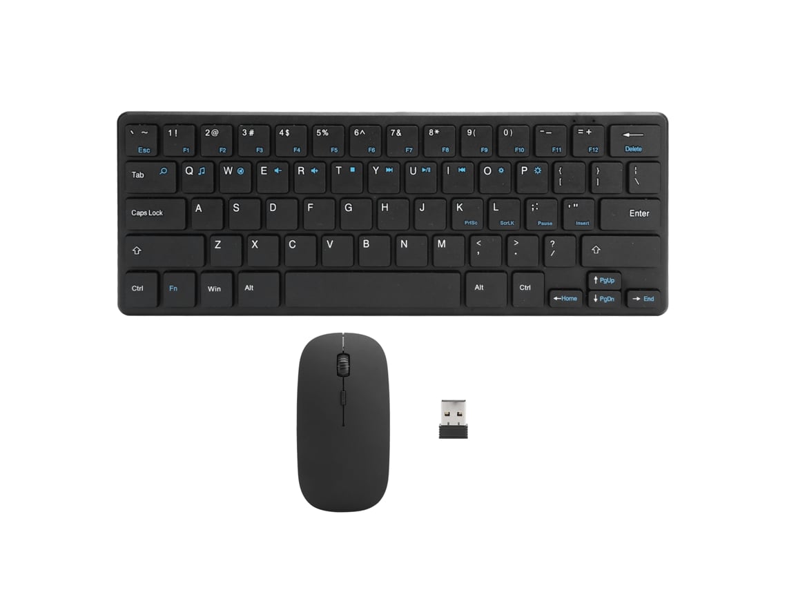Conjunto De Teclado Y Ratón Inalámbricos 2.4g Con Receptor Usb - Accesorios Para Ordenador