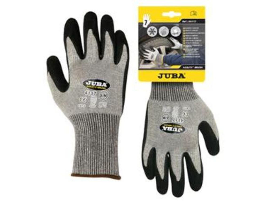 Guante h4117/10 negro gris invierno carton