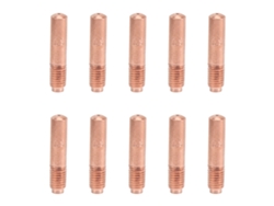 10 Puntas De Contacto Conductoras De Cobre Para Soldadura Mig, Accesorios Pequeños, 0,9 Mm
