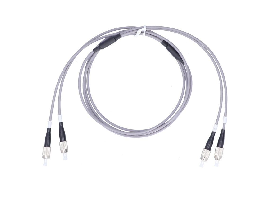 Cable De Fibra Óptica Blindado Multimodo De 2 Núcleos Fc Upc-fc Upc Gris De 5 M