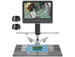 Microscopio digital, aumento de 1500x a 3000x, diseño trinocular, AD249SM Plus, 2000x OEM (10 pulgadas)