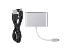 Adaptador Lightning Hdmi+vga+audio Para Iphone 5/6/7/ipad - Full Hd 1080p Plug And Play