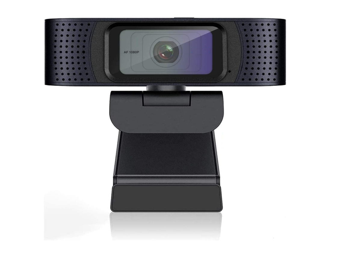 Cámara web 1080P HD Pro Stream con estuche Cámara de transmisión de enfoque automático Cámara de computadora portátil para Obs Xbox Xsplit Negro YEMAESRE