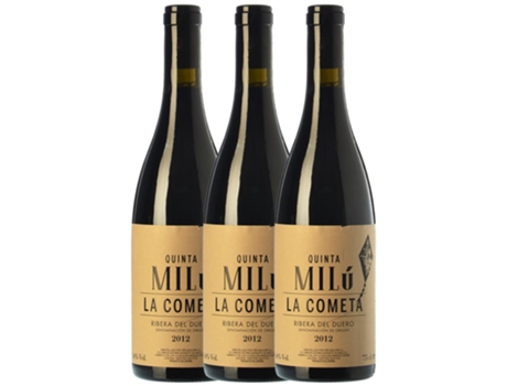 Vino QUINTA MILÚ Quinta Milú La Cometa Tempranillo Ribera Del Duero Crianza (0.75 L - 3 unidades)