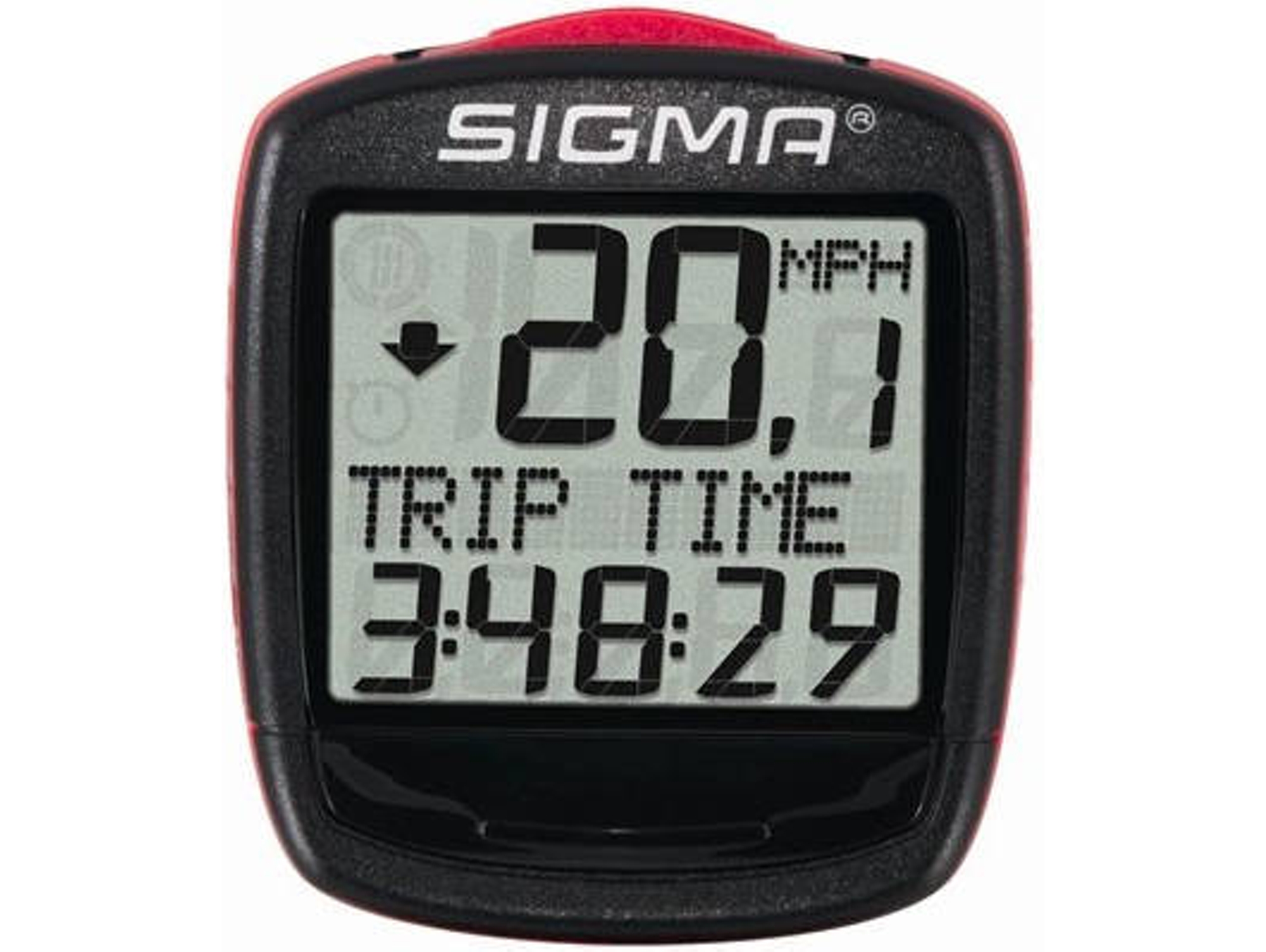 Sigma Elektro 01950 de ciclismo 1200 negro rojo ciclocomputador