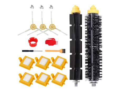 Batidor de cerdas, cepillos laterales y filtros Hepa para Irobot Roomba 700 Series 760 770 780 790 pieza de Robot aspirador