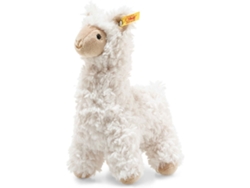 Peluche de llama Steiff Soft Cuddly Friends Leandro, 19 cm, blanco