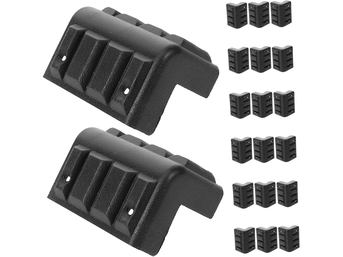 20piezas Protectores Esquinas Plástico Unidades Cubiertas
