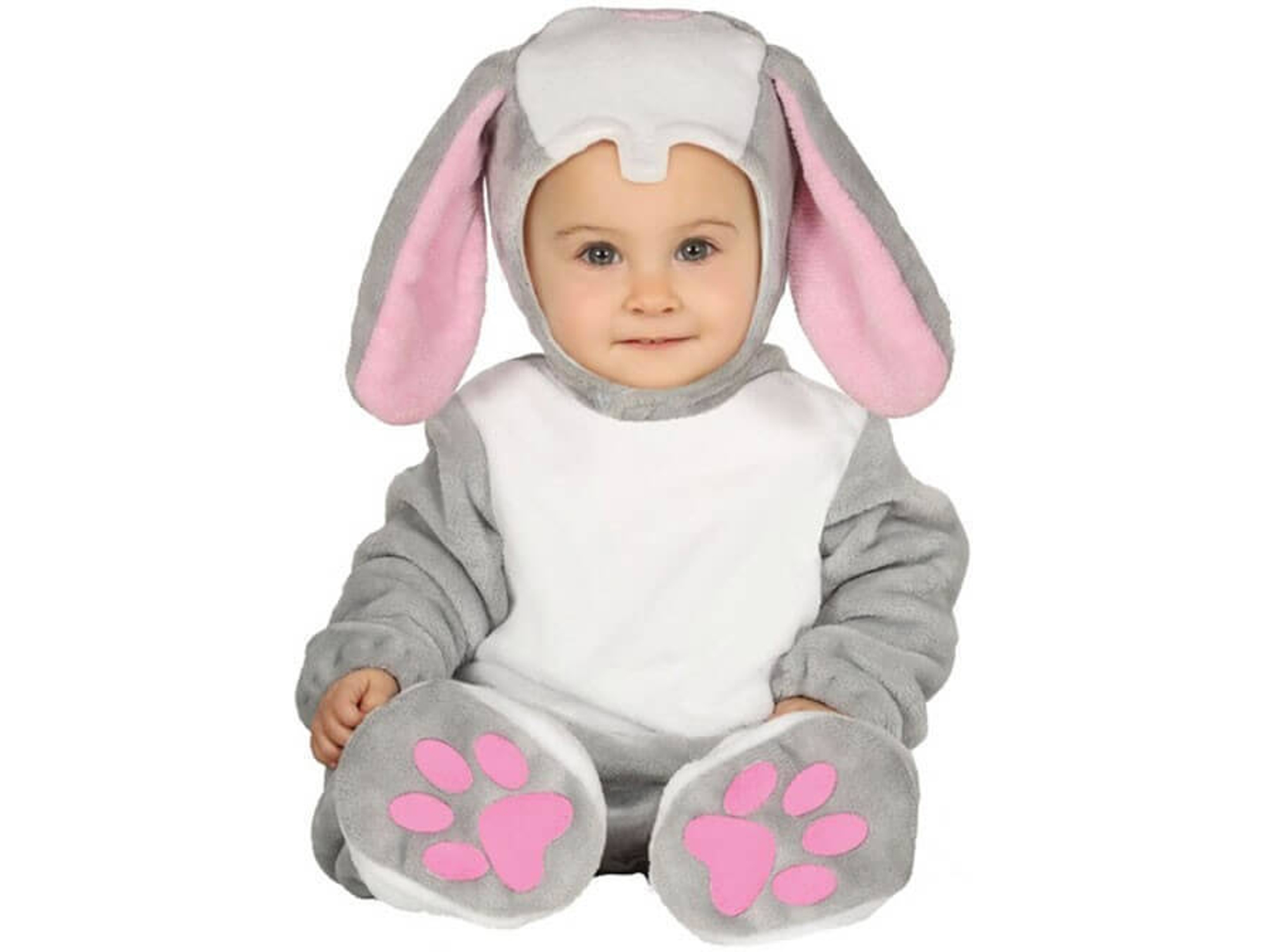 Disfraz de Bebé DISFRAZZES Conejito (Talla: 6 a 12 meses)